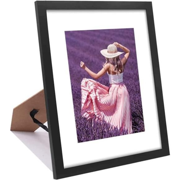 Picture Frames in Photo Center | Off-White - Walmart.com 8x10 Picture Frame Black Set of 9, Display Picture 5x7 w/ Mat or 8x10 w/out Mat
